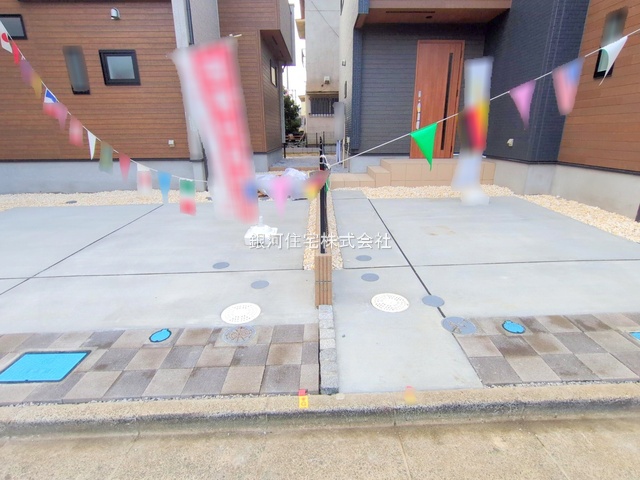 G00380225 埼玉県狭山市富士見２丁目 新築一戸建て 4098万円 土地面積148.62m² (約44.95坪) 建物面積103.38m² (約31.27坪) 間取り３ＬＤＫ 築年月2025年10月(築１年以内)【外観9】