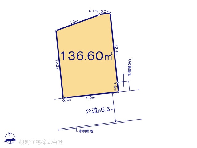 G00380269 千葉県我孫子市中峠 土地 1688万円【区画図】
