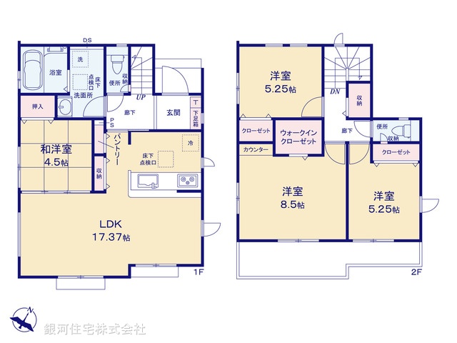 G00380320 埼玉県狭山市広瀬台３丁目 新築一戸建て 3280万円【間取図】