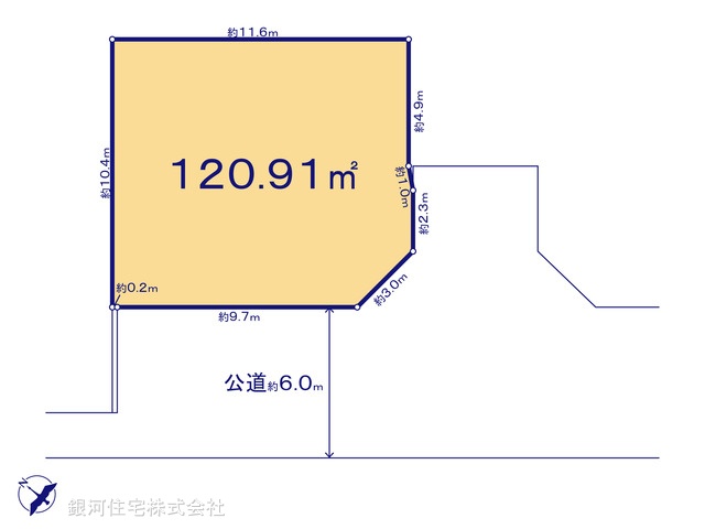 G00380335 東京都国分寺市戸倉４丁目 土地 5180万円【区画図】