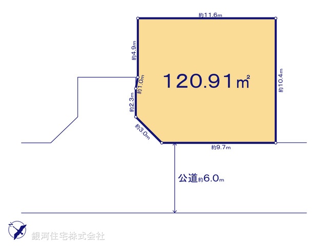 G00380338 東京都国分寺市戸倉４丁目 土地 4980万円【区画図】