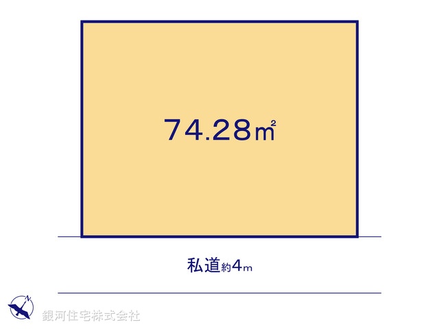 G00380375 埼玉県ふじみ野市福岡武蔵野 土地 2280万円【区画図】