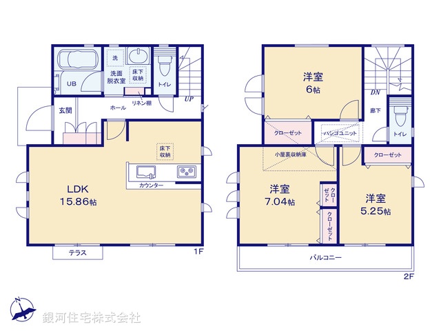G00380385 東京都八王子市緑町 新築一戸建て 3780万円【間取図】