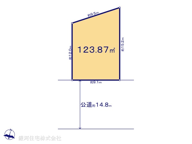 G00380413 埼玉県川口市芝中田１丁目 土地 5280万円【区画図】
