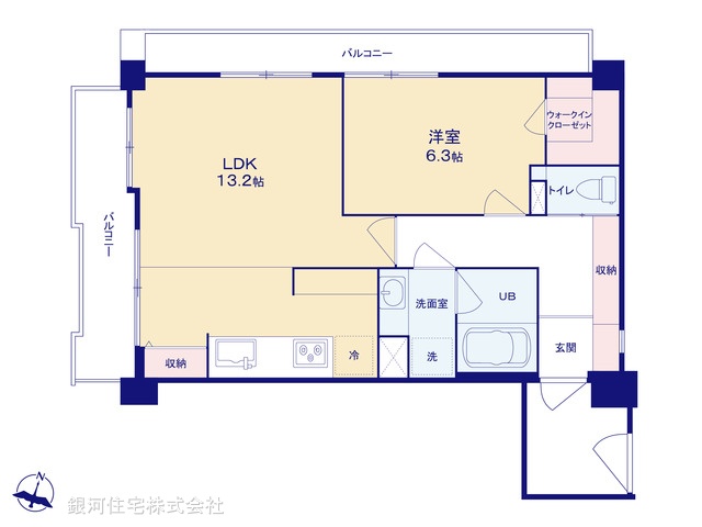 G00380549 東京都文京区本駒込１丁目 中古マンション 9180万円【間取図】