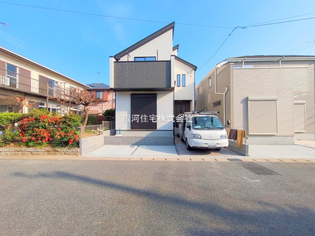 G00380592 千葉県千葉市美浜区磯辺３丁目 新築一戸建て 4590万円 土地面積103.11m² (約31.19坪) 建物面積92.74m² (約28.05坪) 間取り３ＬＤＫ 築年月2025年11月(築１年以内)【外観13】