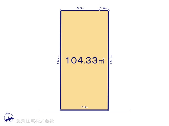 G00380630 埼玉県春日部市小渕 土地(建築条件付土地) 2180万円【区画図】