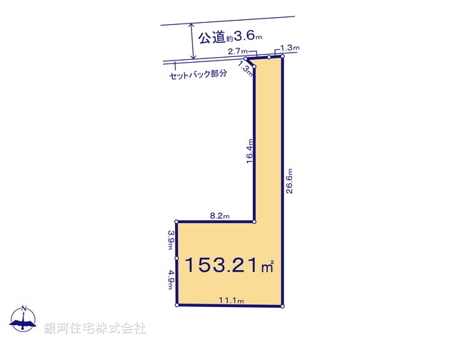 G00380665 埼玉県さいたま市見沼区大字小深作 土地 1980万円【区画図】