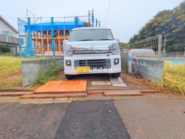 G00380808 東京都国立市矢川３丁目 新築一戸建て 5480万円 土地面積121.44m² (約36.73坪) 建物面積98.01m² (約29.64坪) 間取り４ＬＤＫ 築年月2025年12月(築１年以内)【外観8】