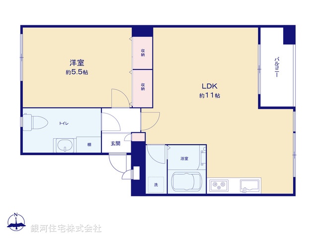 G00380834 東京都江東区東砂５丁目 中古マンション 1780万円【間取図】