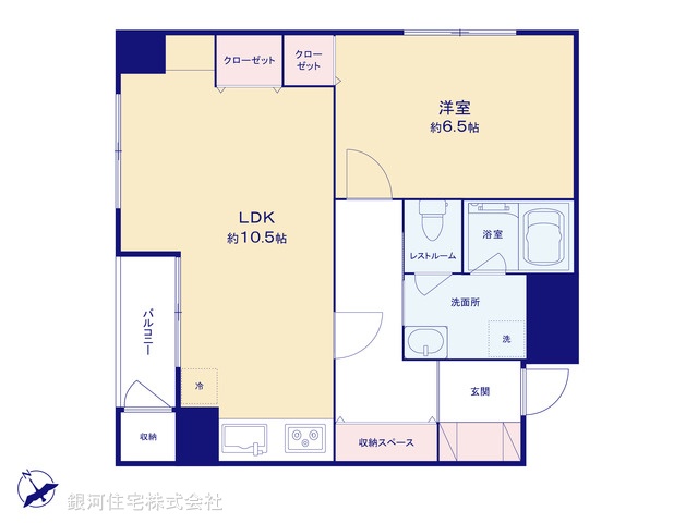 G00380879 千葉県船橋市西船１丁目 中古マンション 2277万円【間取図】