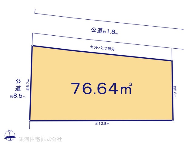 G00380939 東京都練馬区練馬１丁目 土地 9180万円【区画図】