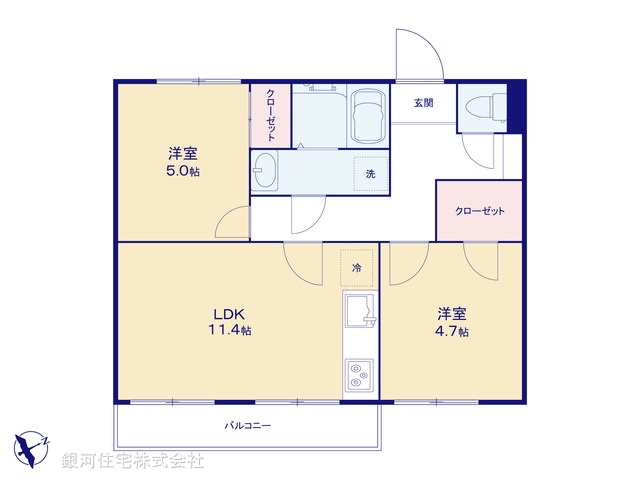 G00380986 神奈川県横浜市磯子区汐見台３丁目 中古マンション 1580万円【間取図】