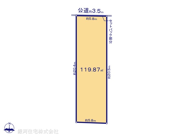 G00380992 東京都大田区南千束２丁目 土地 1億1000万円【区画図】