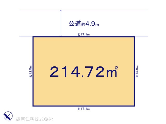 G00381106 千葉県鎌ヶ谷市東初富４丁目 土地 2780万円【区画図】