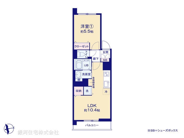G00381134 東京都板橋区東新町１丁目 中古マンション 1799万円【間取図】