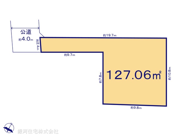 G00381221 埼玉県さいたま市西区大字指扇領別所 土地 1880万円【区画図】