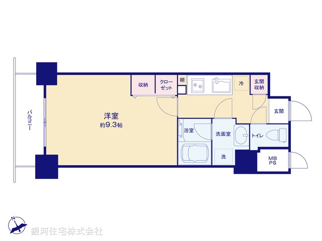 G00381430 東京都中央区湊３丁目 中古マンション 4990万円【間取図】