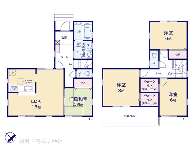 G00381474 埼玉県さいたま市岩槻区西原台２丁目 新築一戸建て 3680万円【間取図】