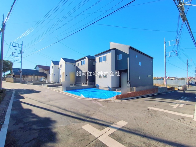 G00381589 千葉県市川市奉免町 新築一戸建て 4280万円 土地面積122.81m² (約37.15坪) 建物面積99.78m² (約30.18坪) 間取り４ＬＤＫ 築年月2025年11月(築１年以内)【外観3】