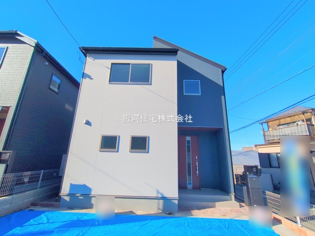 G00381589 千葉県市川市奉免町 新築一戸建て 4280万円 土地面積122.81m² (約37.15坪) 建物面積99.78m² (約30.18坪) 間取り４ＬＤＫ 築年月2025年11月(築１年以内)【外観4】