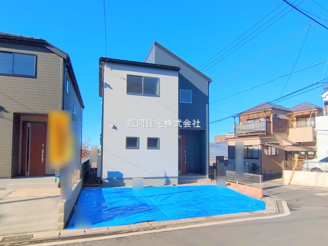 G00381589 千葉県市川市奉免町 新築一戸建て 4280万円 土地面積122.81m² (約37.15坪) 建物面積99.78m² (約30.18坪) 間取り４ＬＤＫ 築年月2025年11月(築１年以内)【外観17】