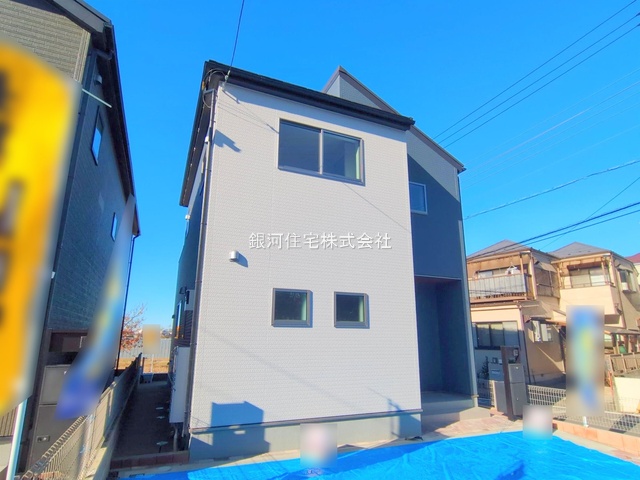 G00381589 千葉県市川市奉免町 新築一戸建て 4280万円 土地面積122.81m² (約37.15坪) 建物面積99.78m² (約30.18坪) 間取り４ＬＤＫ 築年月2025年11月(築１年以内)【外観18】