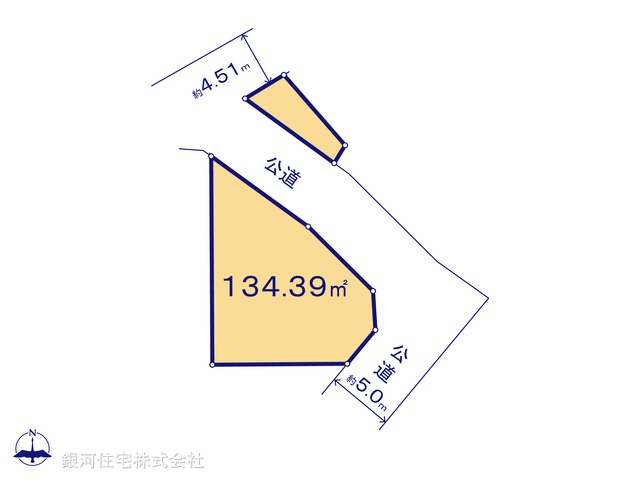 G00381599 神奈川県小田原市久野 土地 1480万円【区画図】