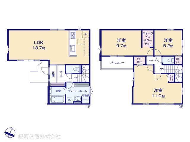 G00381818 埼玉県さいたま市西区大字指扇 新築一戸建て 4099万円【間取図】