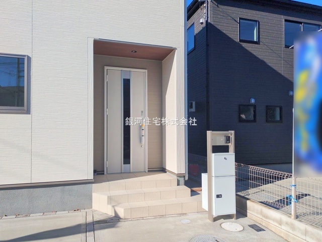 G00382085 千葉県市川市奉免町 新築一戸建て 4180万円 土地面積125.59m² (約37.99坪) 建物面積99.36m² (約30.05坪) 間取り４ＬＤＫ 築年月2025年11月(築１年以内)【外観9】