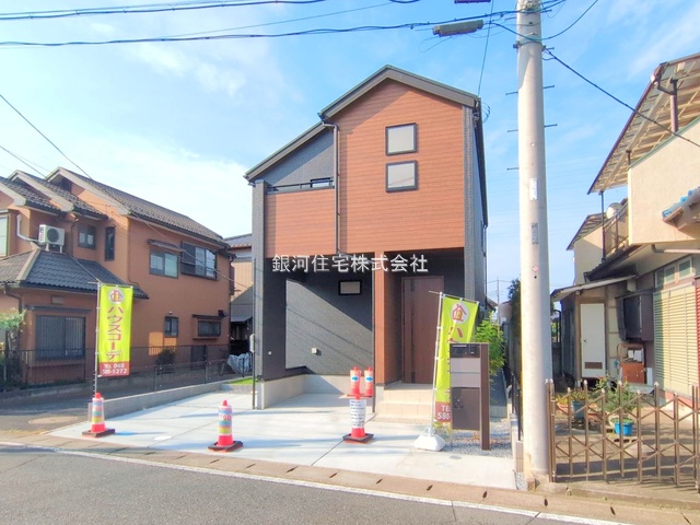 G00382144 埼玉県北本市本宿６丁目 新築一戸建て 2798万円 土地面積116.59m² (約35.26坪) 建物面積99.78m² (約30.18坪) 間取り３ＬＤＫ 築年月2025年09月(築１年以内)【外観2】