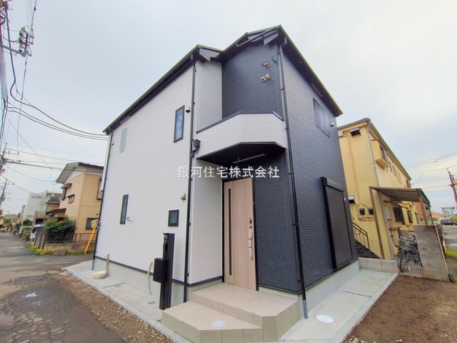 G00382162 東京都国立市青柳１丁目 新築一戸建て 5480万円 土地面積81.01m² (約24.50坪) 建物面積93.56m² (約28.30坪) 間取り３ＬＤＫ 築年月2025年10月(築１年以内)【外観15】