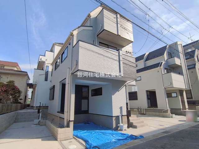 G00382209 千葉県市川市福栄１丁目 新築一戸建て 6180万円 土地面積62.53m² (約18.91坪) 建物面積101.37m² (約30.66坪) 築年月2025年12月(築１年以内)【外観14】