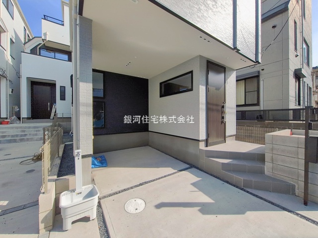 G00382212 千葉県市川市福栄１丁目 新築一戸建て 5980万円 土地面積59.95m² (約18.13坪) 建物面積97.96m² (約29.63坪) 築年月2025年12月(築１年以内)【外観6】
