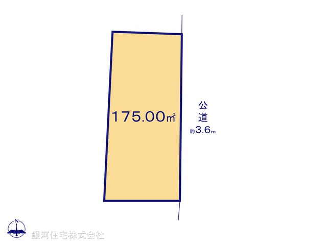 G00382293 千葉県船橋市三山１丁目 土地 1280万円【区画図】