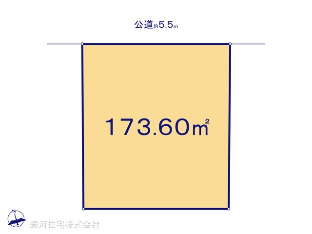 G00382445 神奈川県横浜市戸塚区下倉田町 土地 3480万円【区画図】
