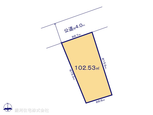 G00382687 東京都練馬区北町８丁目 土地 6480万円【区画図】