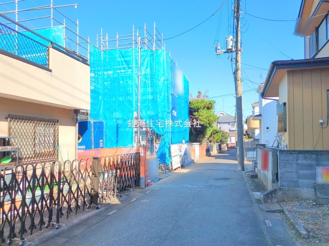 G00382809 埼玉県富士見市渡戸１丁目 新築一戸建て 4498万円 土地面積121.01m² (約36.60坪) 建物面積100.40m² (約30.37坪) 間取り４ＬＤＫ 築年月2025年12月【外観3】