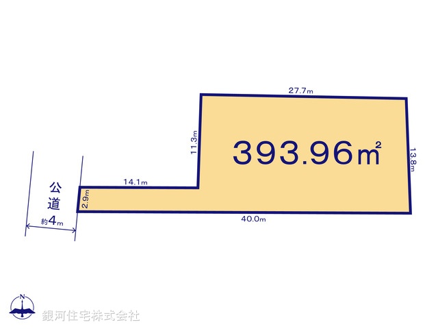G00382862 埼玉県さいたま市浦和区本太２丁目 土地 1億3000万円【区画図】