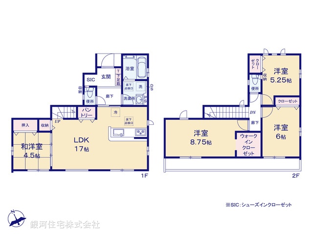 G00383050 千葉県佐倉市西志津４丁目 新築一戸建て 3490万円【間取図】