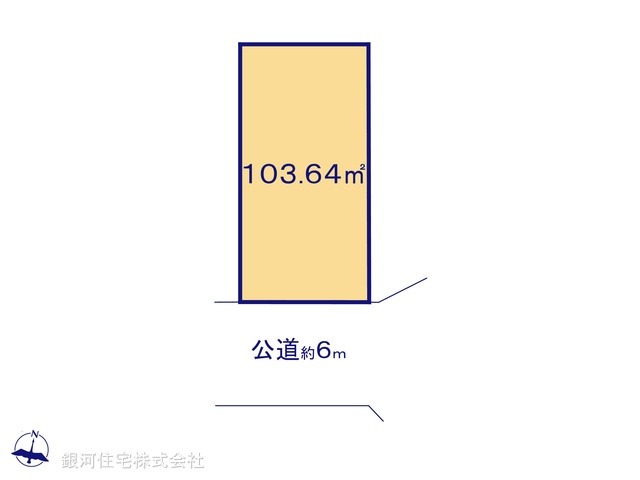 G00383139 千葉県松戸市河原塚 土地 2730万円【区画図】