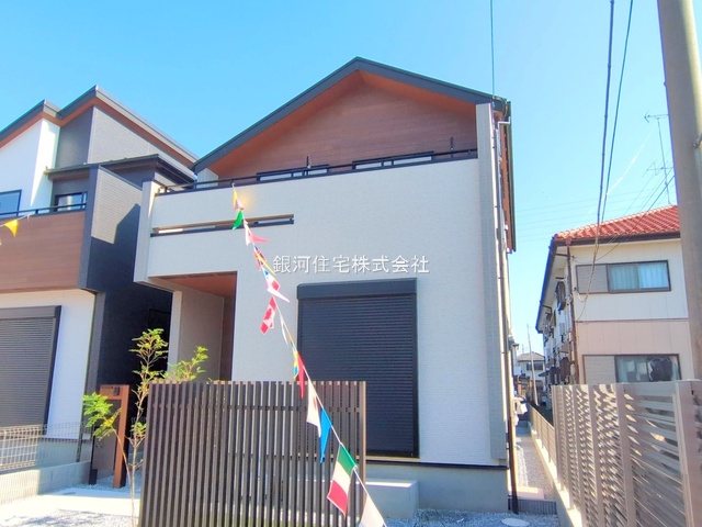 G00383261 埼玉県北本市西高尾２丁目 新築一戸建て 3898万円 土地面積146.63m² (約44.35坪) 建物面積105.82m² (約32.01坪) 間取り４ＬＤＫ 築年月2025年09月(築１年以内)【外観8】