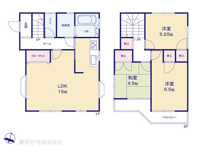 G00383437 千葉県市川市北方町４丁目 中古一戸建て 2799万円【間取図】