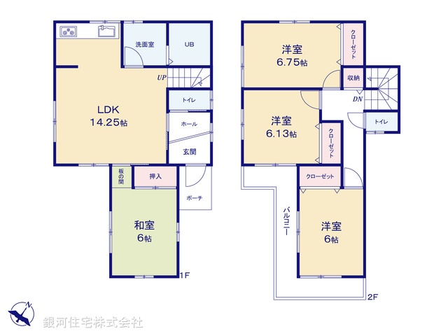 G00383440 千葉県船橋市旭町１丁目 中古一戸建て 3429万円【間取図】