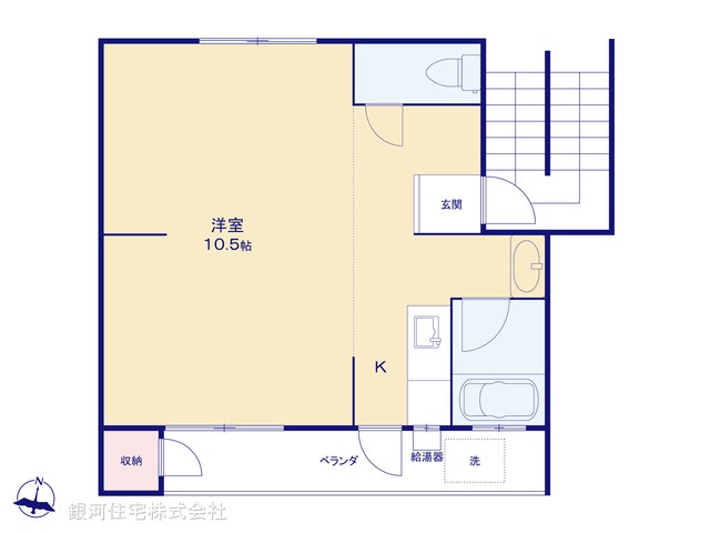 G00383723 神奈川県横浜市保土ヶ谷区常盤台 中古マンション 590万円【間取図】