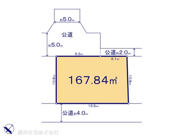 G00383934 東京都町田市木曽西４丁目 土地(建築条件付土地) 4130万円【区画図】