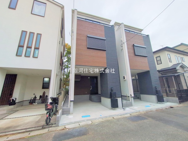 G00383984 神奈川県相模原市南区南台２丁目 新築一戸建て 3990万円 土地面積58.60m² (約17.72坪) 建物面積102.67m² (約31.05坪) 間取り２ＳＬＤＫ 築年月2025年10月(築１年以内)【外観2】