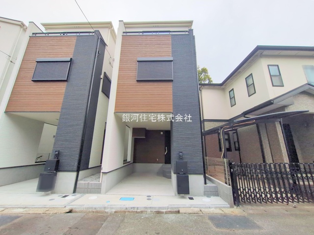 G00383985 神奈川県相模原市南区南台２丁目 新築一戸建て 4190万円 土地面積57.71m² (約17.45坪) 建物面積102.67m² (約31.05坪) 間取り２ＳＬＤＫ 築年月2025年10月(築１年以内)【外観12】