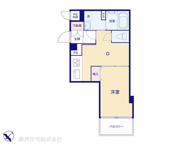 G00383993 東京都豊島区池袋４丁目 中古マンション 2790万円【間取図】