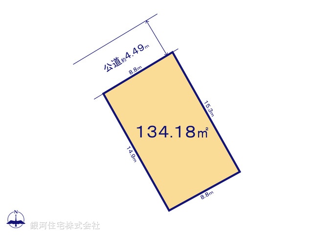 G00384166 千葉県柏市根戸 土地 2380万円【区画図】